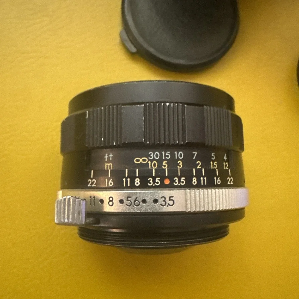 Asahi Pentax Super Takumar 35mm f3.5 M42 MF Prime Lens w/ Case Caps 1959-1962